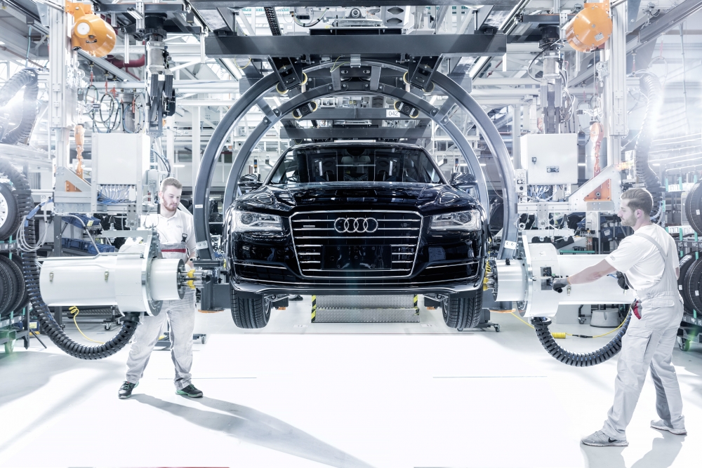 Uruchomienie produkcji Audi A8 w Neckarsulm