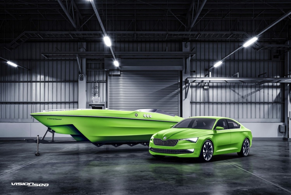 VisionSea - wyścigowa łódź motorowa Skody już na wodzie