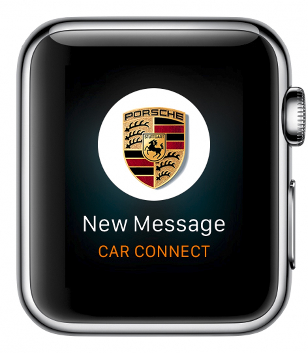 Apple Watch: zarządzaj swoim Porsche z nadgarstka