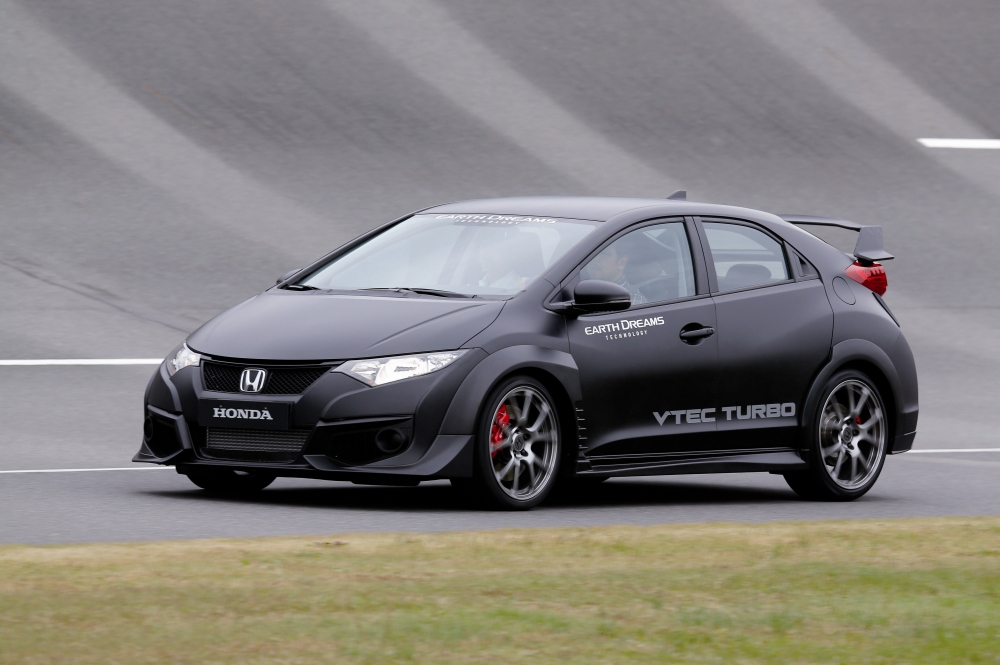 Honda Civic Type R bez kamuflażu